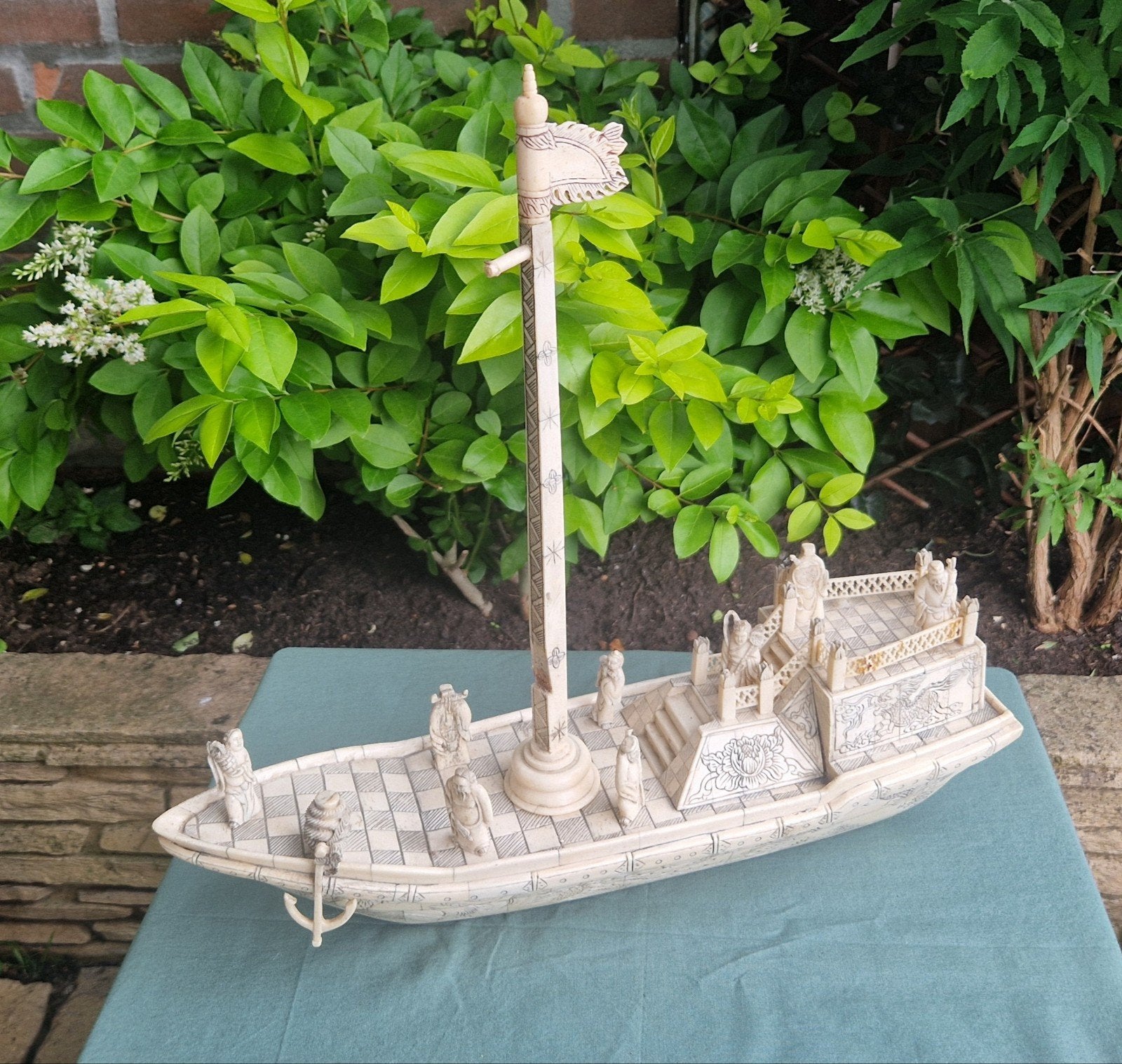 Oud Chinees schip/Jonk, Ophalen of Verzenden