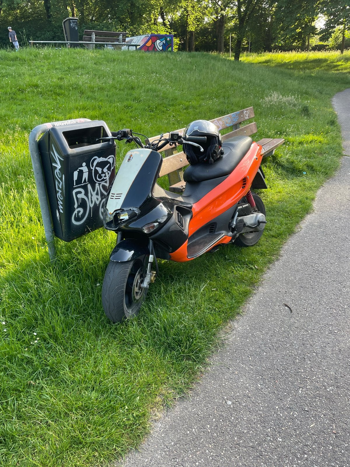 Tekoop/teruil Runner 70cc hopmachine, Fietsen en Brommers, Scooters | Piaggio, Gebruikt, Overige modellen, Tweetakt, Ophalen