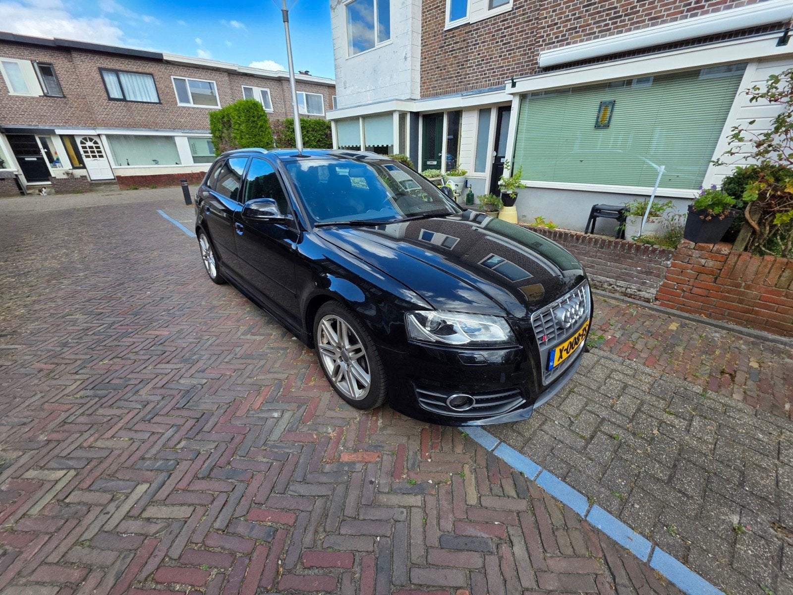 Audi S3 2.0 Tfsi 195KW SB Quattro S-tr 2009 Zwart, Auto's, Automaat, S3, 1490 kg, 4 cilinders