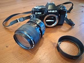 minolta X300, Ophalen of Verzenden, Gebruikt, Spiegelreflex, Minolta