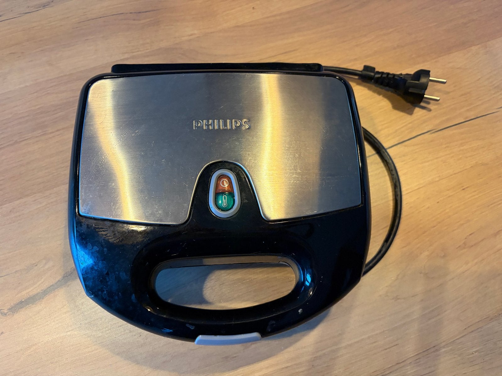 Philips HD2383 Sandwichmaker - Zwart/RVS, Witgoed en Apparatuur, Ophalen of Verzenden, Zo goed als nieuw