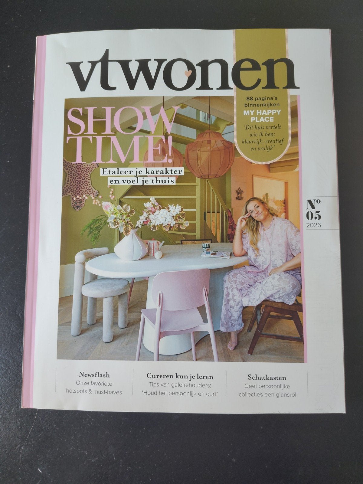 vtwonen magazine - editie 05 2026 - Show Time!, Boeken, Tijdschriften en Kranten, Ophalen, Zo goed als nieuw, Overige typen