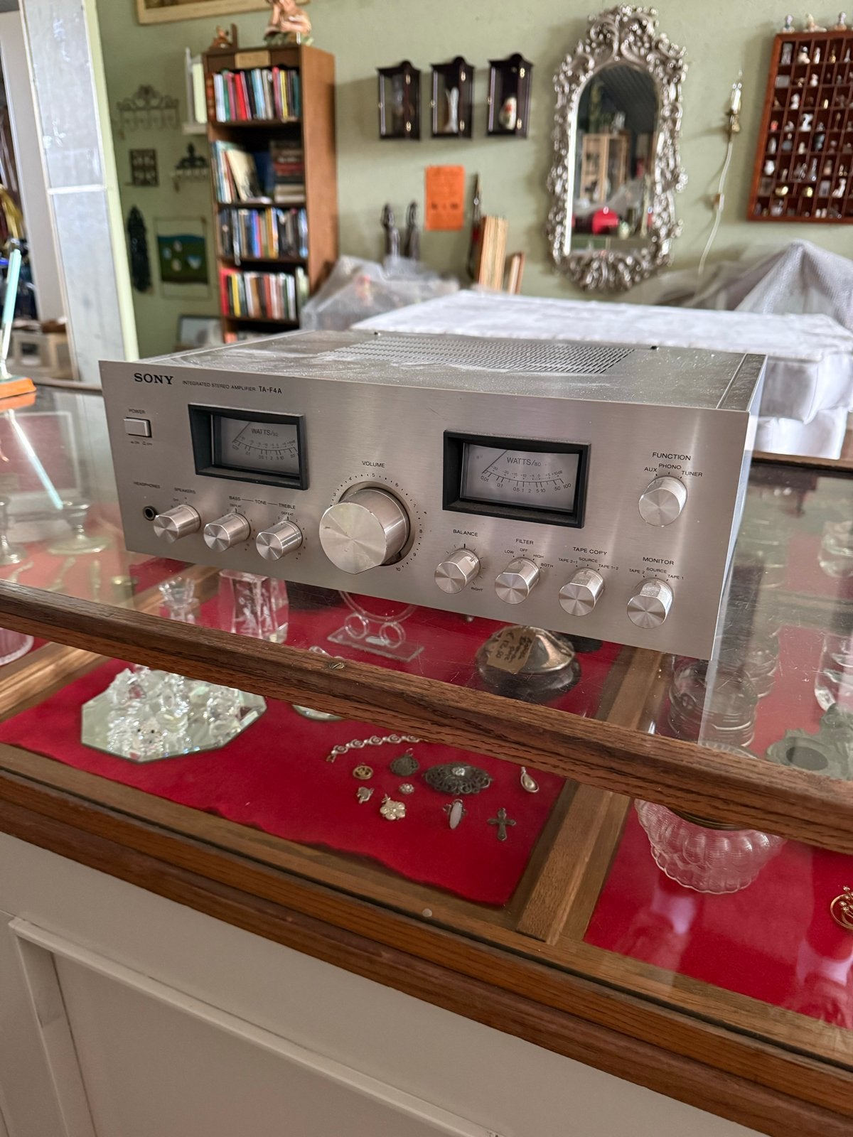 Vintage Sony TA-F4A Geïntegreerde Stereo Versterker, Audio, Tv en Foto, Versterkers en Receivers, Gebruikt, Ophalen of Verzenden