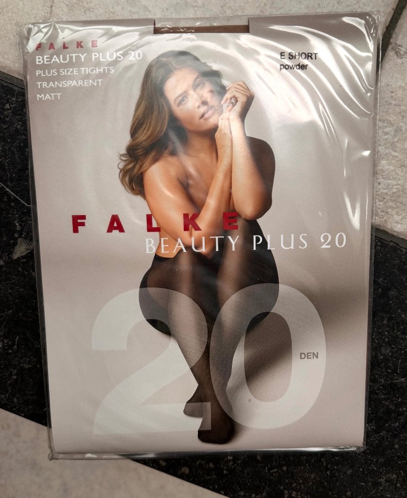 Falke beauty plus 20 panty voor plus size - NIEUW, Overige typen, Bruin, Nieuw, Falke