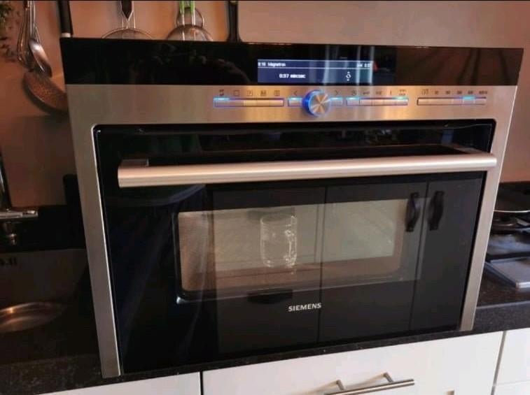 Siemens Inbouw Combi-Oven met Pyrolyse Zelfreiniging, Gebruikt, Hete lucht, Siemens, Ophalen of Verzenden