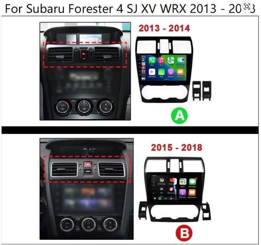 Subaru Forester XV 2013-2018 android 14 apple carplay radio, Auto diversen, Ophalen of Verzenden, Nieuw