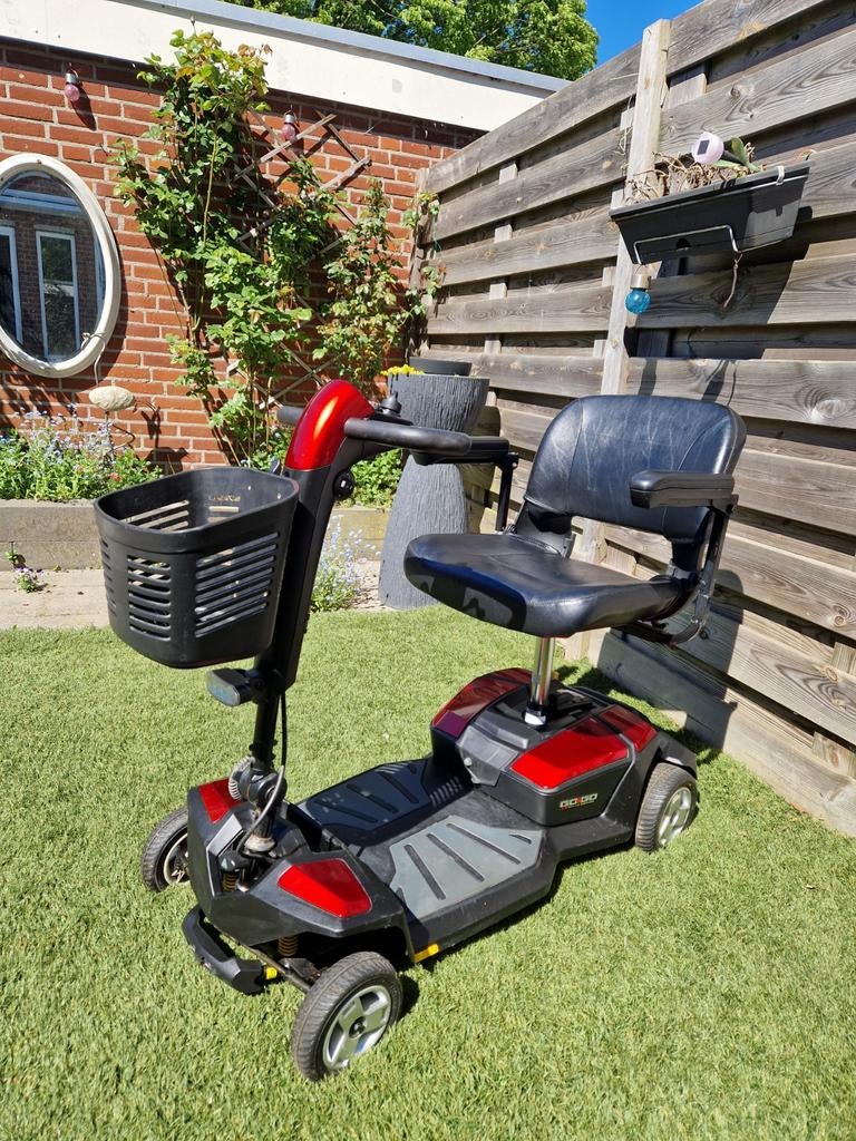 Opvouwbare 4wiel Scootmobiel met vering Pride Gogo LX, Diversen, Ophalen of Verzenden, Pride, 10 km/u of minder