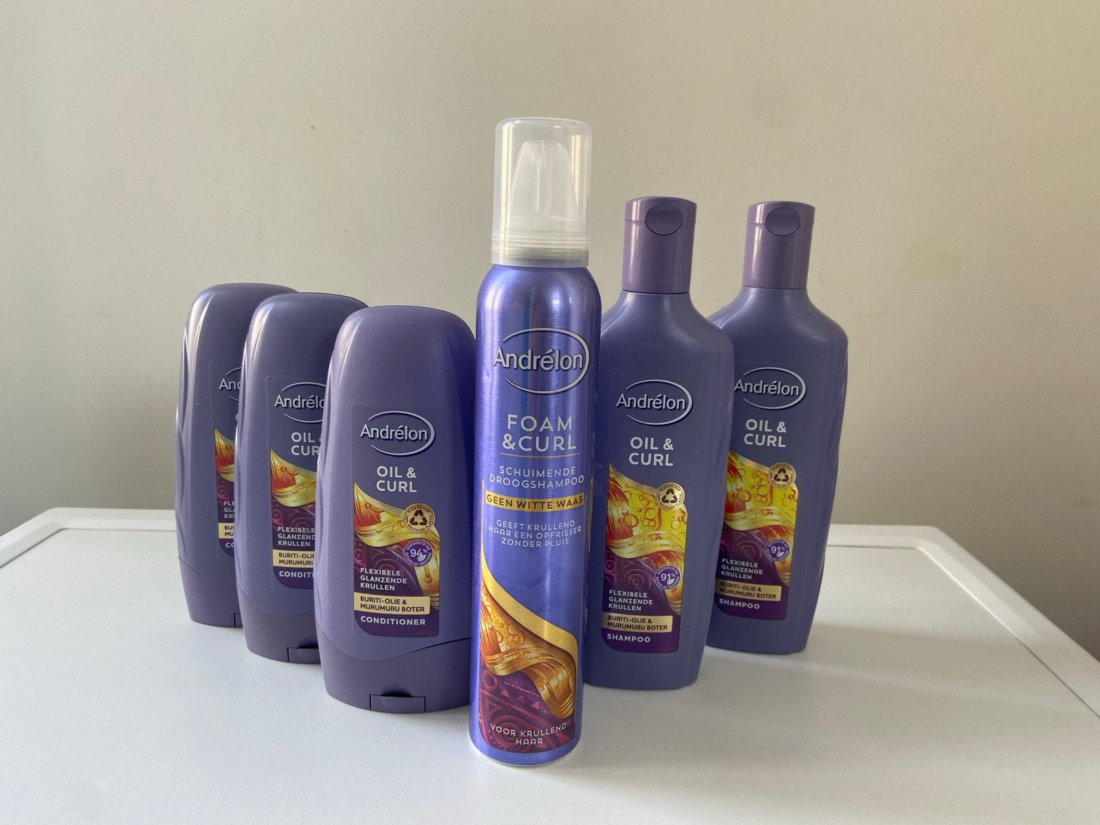 Andrélon Oil & Curl Haarverzorgingspakket, Ophalen of Verzenden, Nieuw, Shampoo of Conditioner