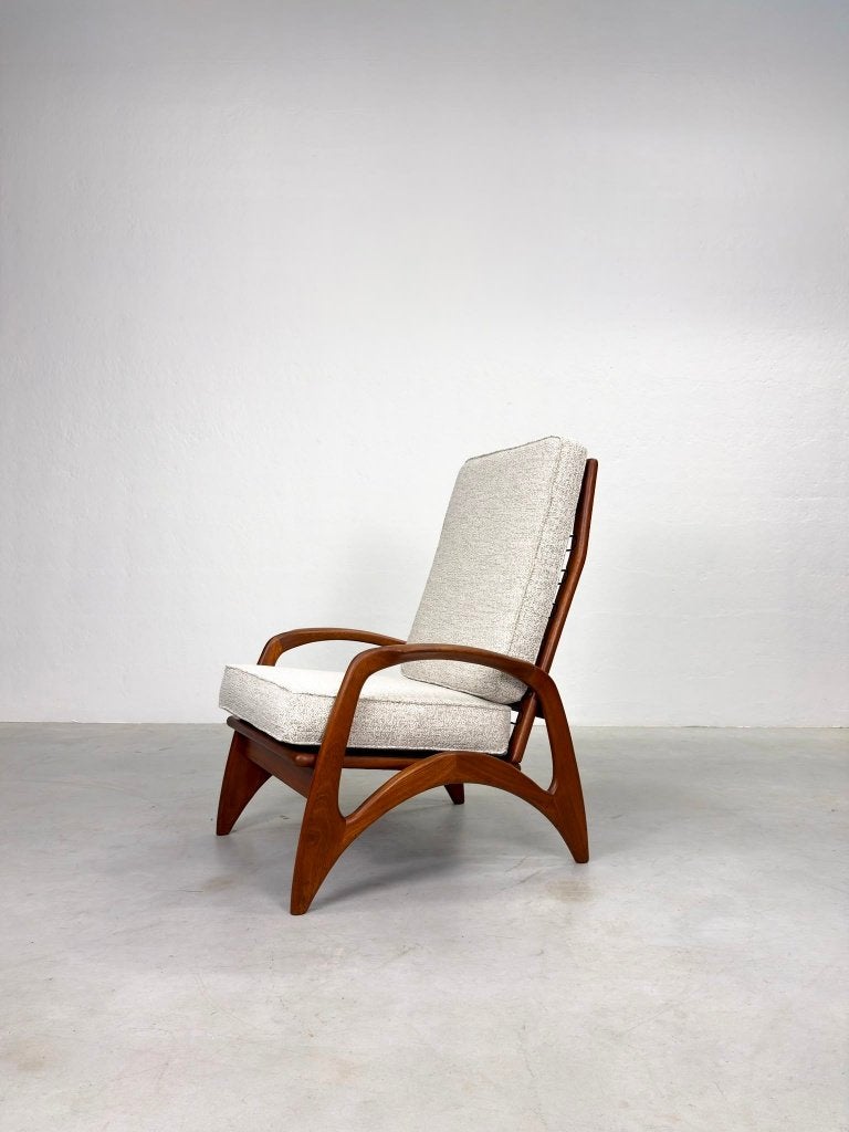 Mid-century Fauteuil van De Ster Geldermalsen Heren, Huis en Inrichting, Fauteuils, Ophalen, 75 tot 100 cm, Zo goed als nieuw