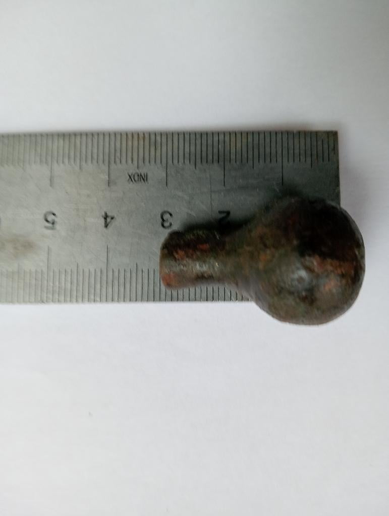 18eeuwse koperen Pommel, Ophalen of Verzenden, Koper