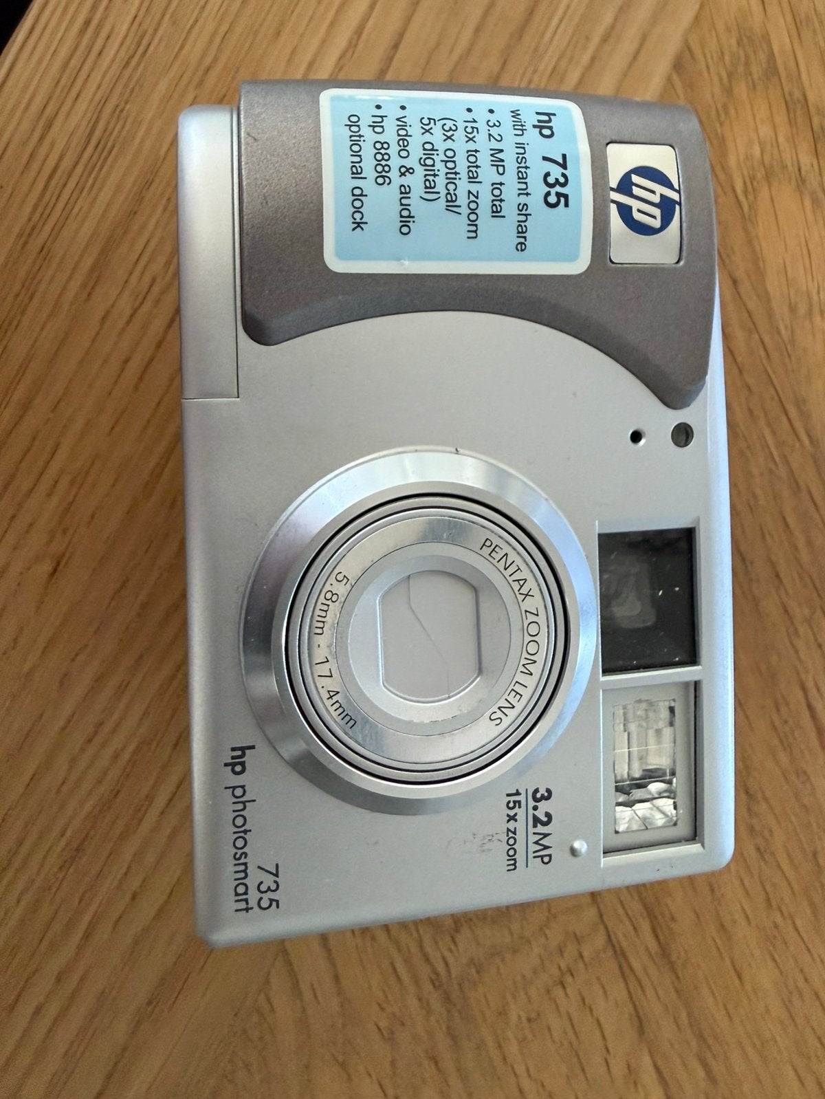 HP fotosmart 735, Audio, Tv en Foto, Ophalen of Verzenden, Zo goed als nieuw, HP, Minder dan 4 keer