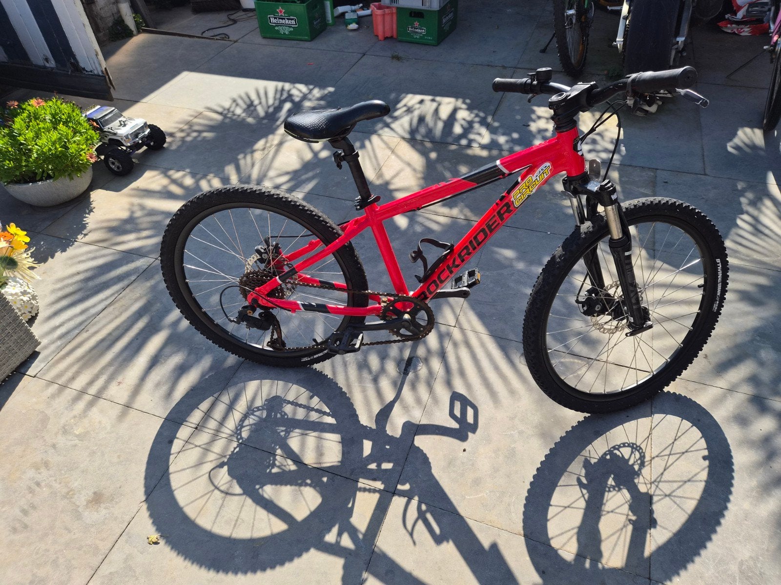 Rockrider ST 900 Mountainbike 24 inch, Ophalen, Versnellingen, Rockrider, Schijfrem