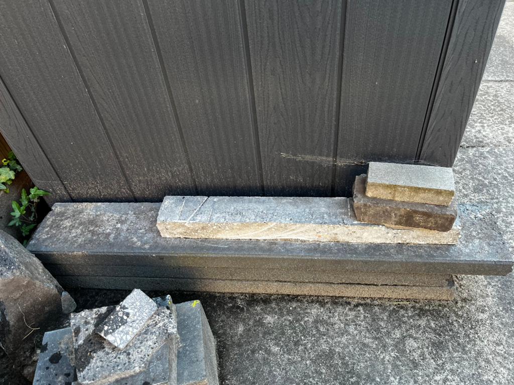 3 x stenen opsluitband voor in de tuin, Tuin en Terras, Ophalen, Gebruikt, Overige typen