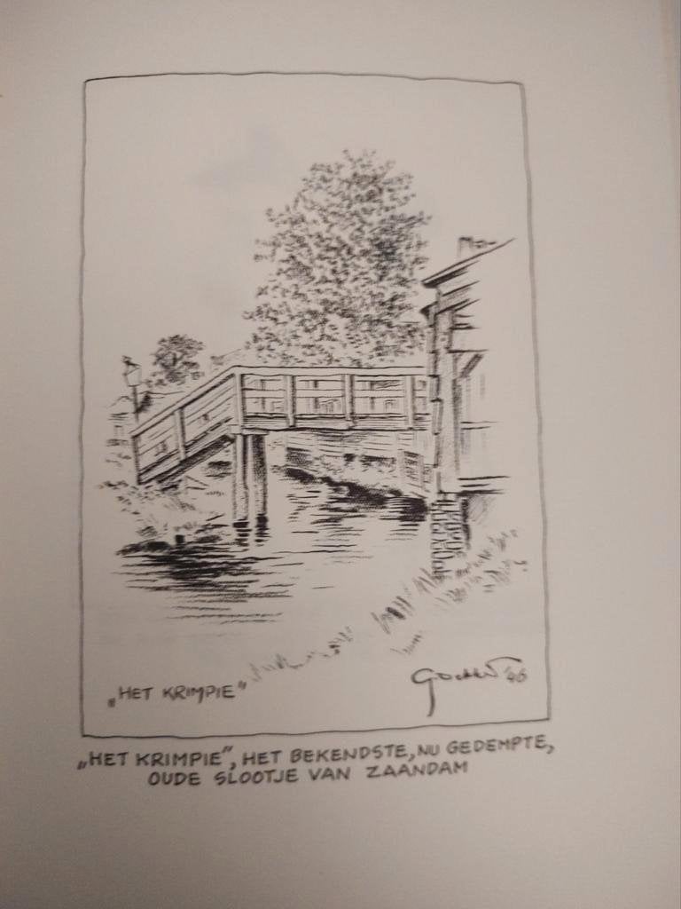 Een halve eeuw Zaanstreek 1933 1983 / G. Dekker tekeningen, 20e eeuw of later, G. Dekker, Ophalen of Verzenden, Zo goed als nieuw