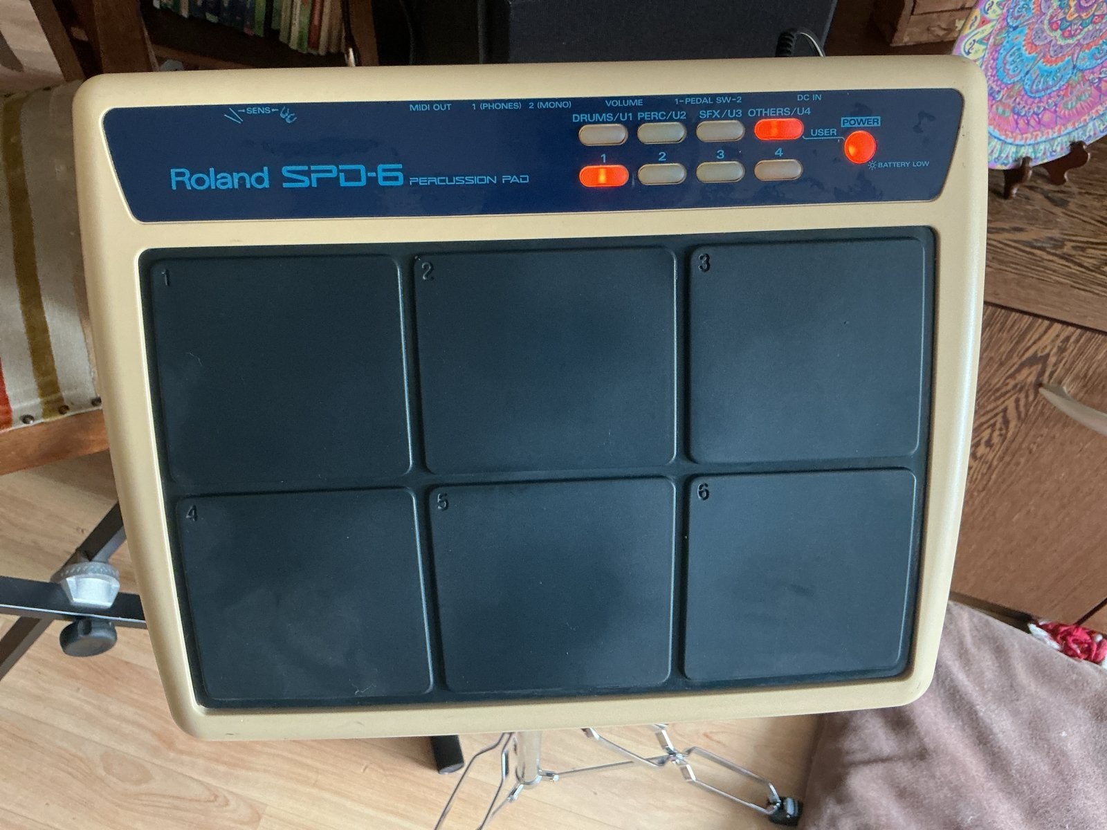 Roland SPD-6 Percussion Pad - Elektronisch drumstel, Ophalen of Verzenden, Zo goed als nieuw, Roland, Elektronisch