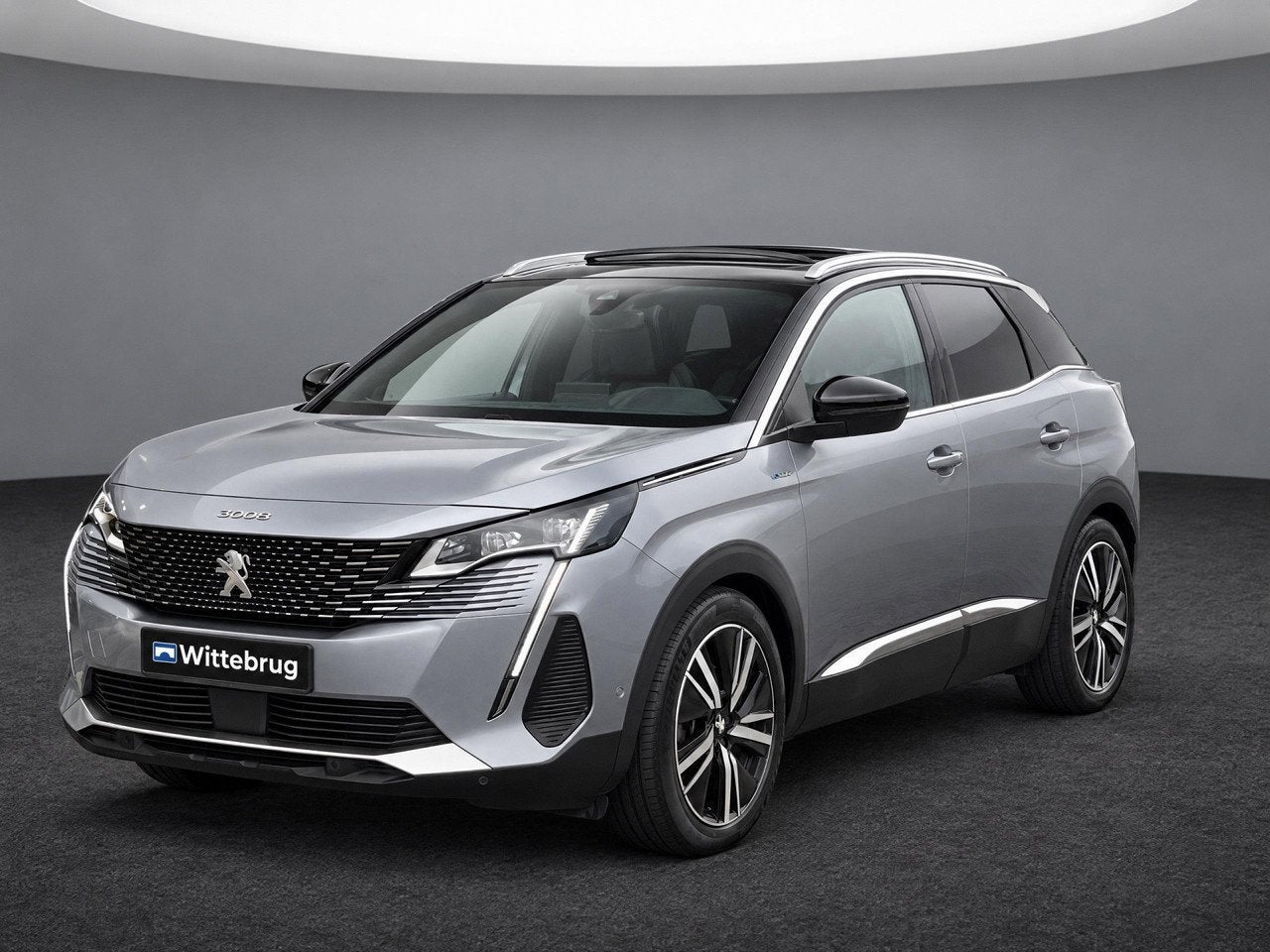Peugeot 3008 1.6 HYbrid 225 Blue Lease GT Panoramadak | Trek, Auto's, 4 cilinders, Bedrijf, Hybride Elektrisch/Benzine, SUV of Terreinwagen
