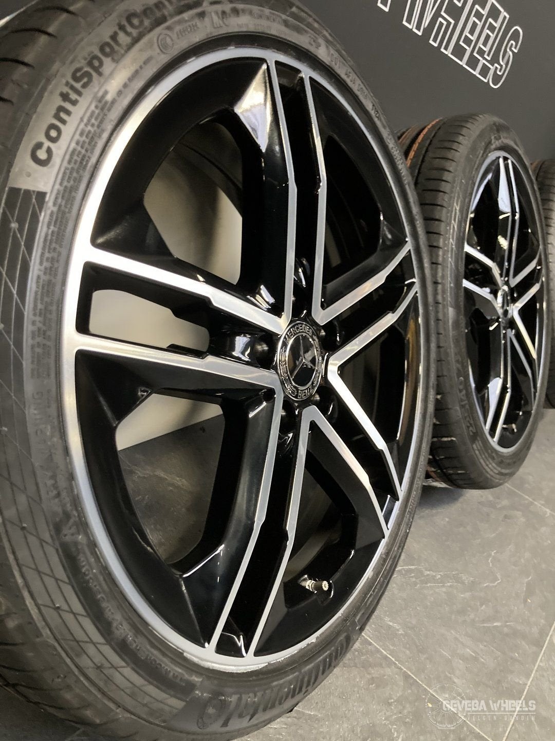 19” Originele Mercedes A klasse W177 velgen + banden 5x112, 19 inch, Gebruikt, -, -