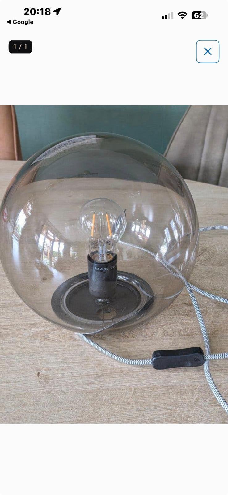 Lampen, Ophalen, Zo goed als nieuw