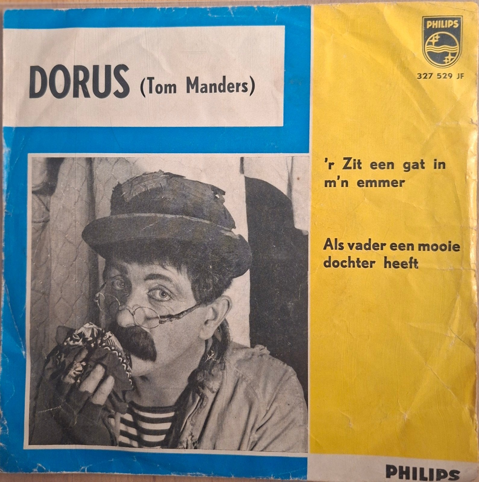 Mooie Singel Dorus (Tom Manders) 1963, Ophalen of Verzenden, Gebruikt, Overige formaten, Levenslied of Smartlap