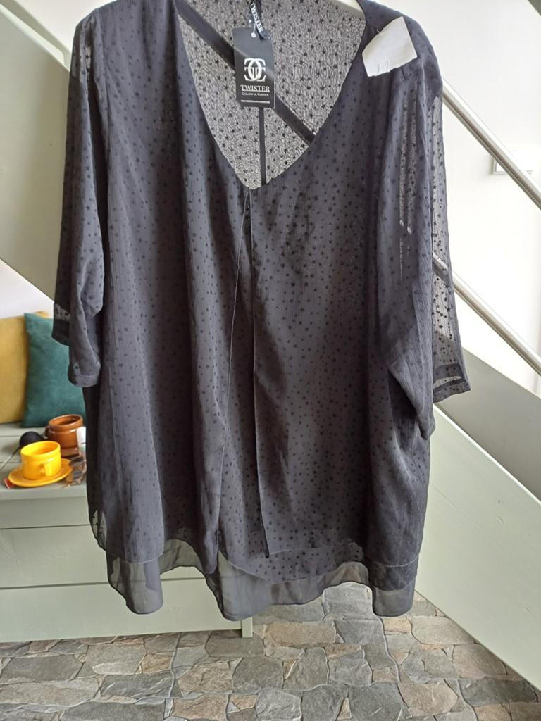 Twister tuniek maat 4 54/56, Ophalen of Verzenden, Nieuw, Blauw, Blouse of Tuniek