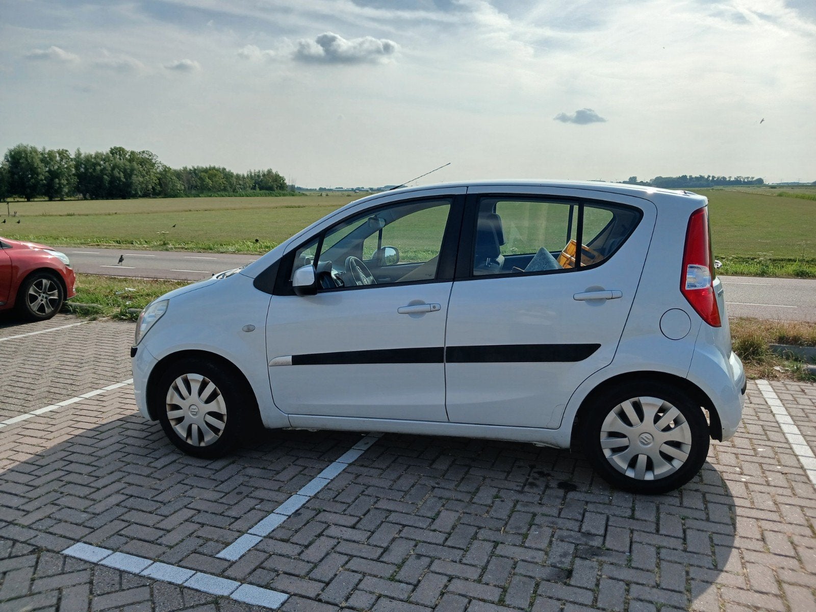 Suzuki Splash 1.0 2009 Wit, 31 €/maand, Origineel Nederlands, Handgeschakeld, Particulier