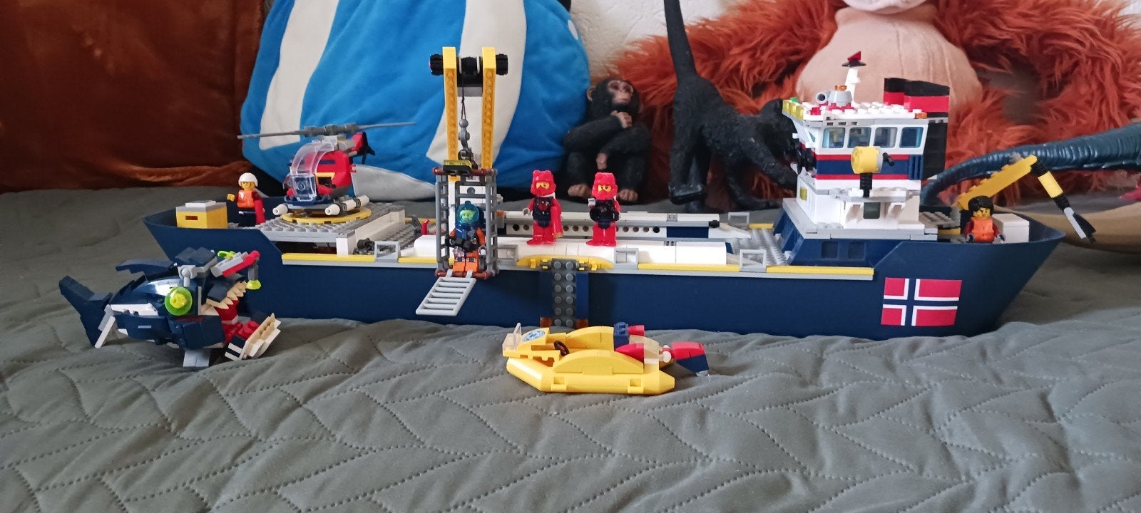 Lego City Ocean Exploration Ship (60266) - Compleet, Ophalen