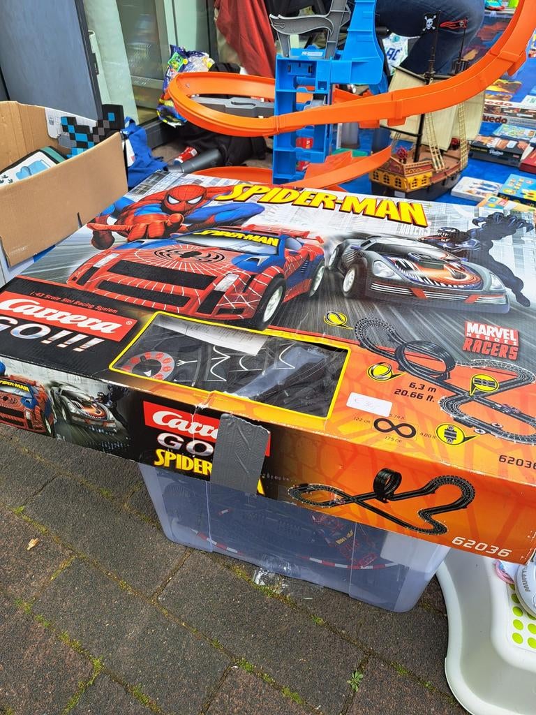 Carrera GO! Spider-Man Marvel Racers Racebaan, Kinderen en Baby's, Speelgoed | Racebanen, Ophalen, Elektrisch, Carrera