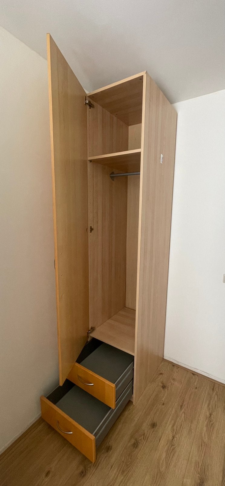 Pax-kast eiken (240x50x60), Huis en Inrichting, Gebruikt, 200 cm of meer, 50 tot 100 cm, Overige houtsoorten