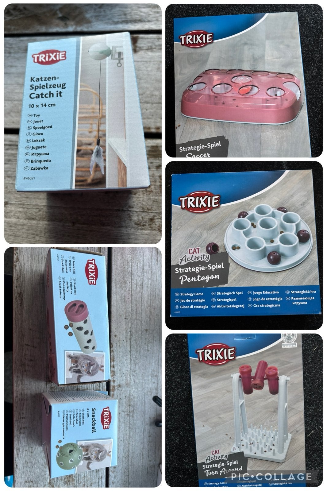 6x Trixie cat activity voerspelletjes, Ophalen of Verzenden, Nieuw, Intelligentiespeelgoed