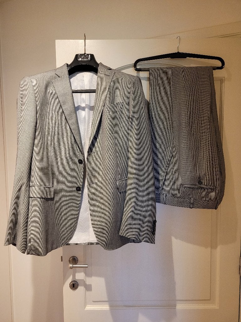 Kostuum heren Lab Pal Zileri, Kleding | Heren, Maat 48/50 (M), Zo goed als nieuw, Grijs, Lab Pal Zileri