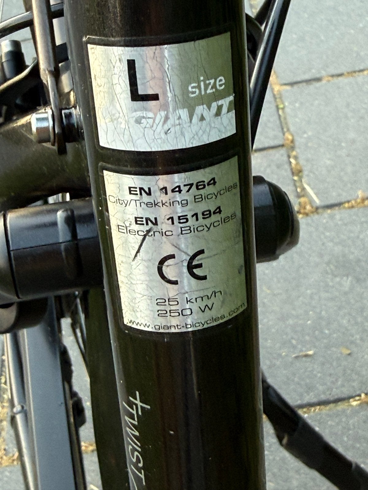 Giant Twist E-bike met Bosch motor, maat L, Gebruikt, 59 cm of meer, 30 tot 50 km per accu, Giant