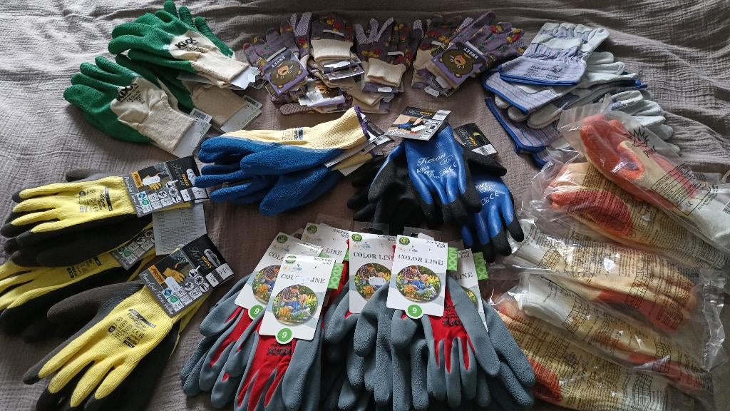 Mooie partij Nieuwe Werkhandschoenen Div. maat/merk, Ophalen, Nieuw, Kinderen, Handschoenen
