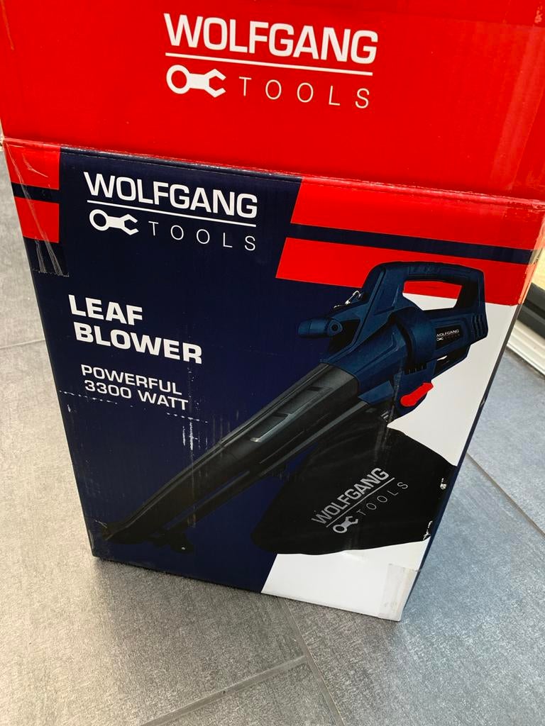 Wolfgang Tools Bladblazer 3300W - Nieuw in doos, Ophalen of Verzenden, Zo goed als nieuw, Elektrisch, Handgedragen