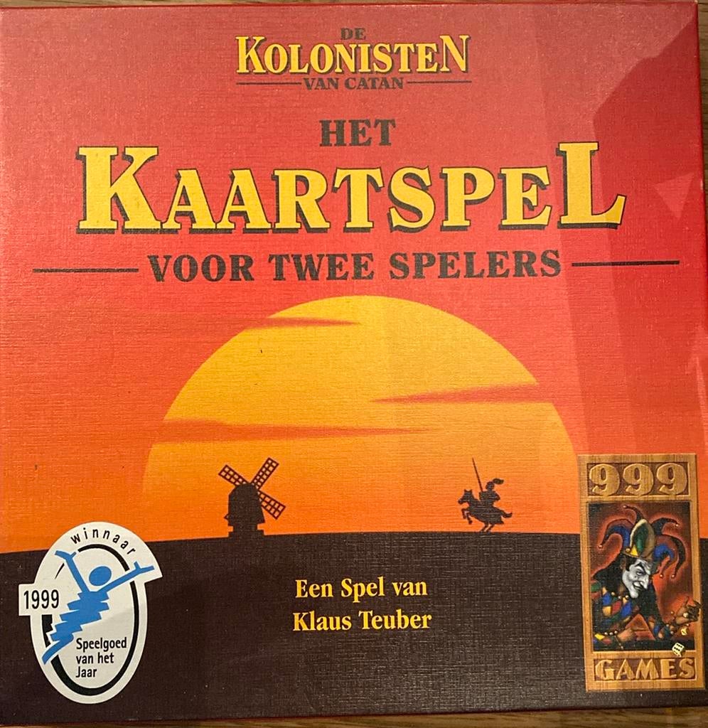 Kolonisten van catan kaartspel voor 2 personen, Een of twee spelers, Ophalen, Gebruikt