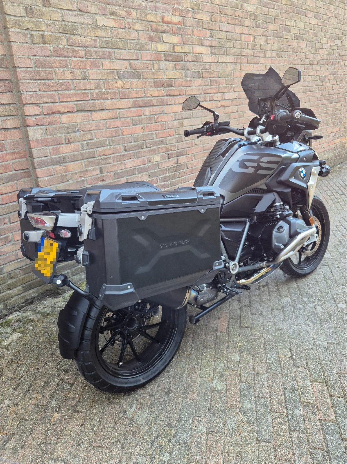 BMW R1200/R1250GS(A) SW-Motech TRAX ADV Aluminium Kofferset, Ophalen, Gebruikt