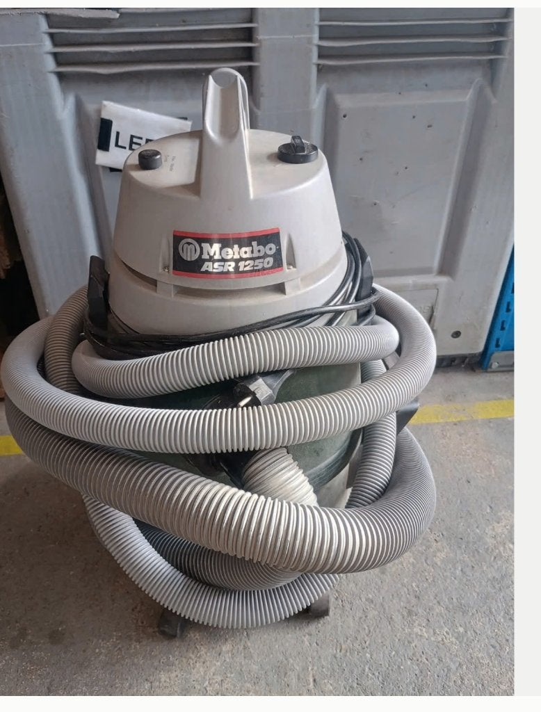 Metabo ASR 1250 Bouwstofzuiger | Nat & Droog | Extra Slang +, Ophalen, Gebruikt, ., .