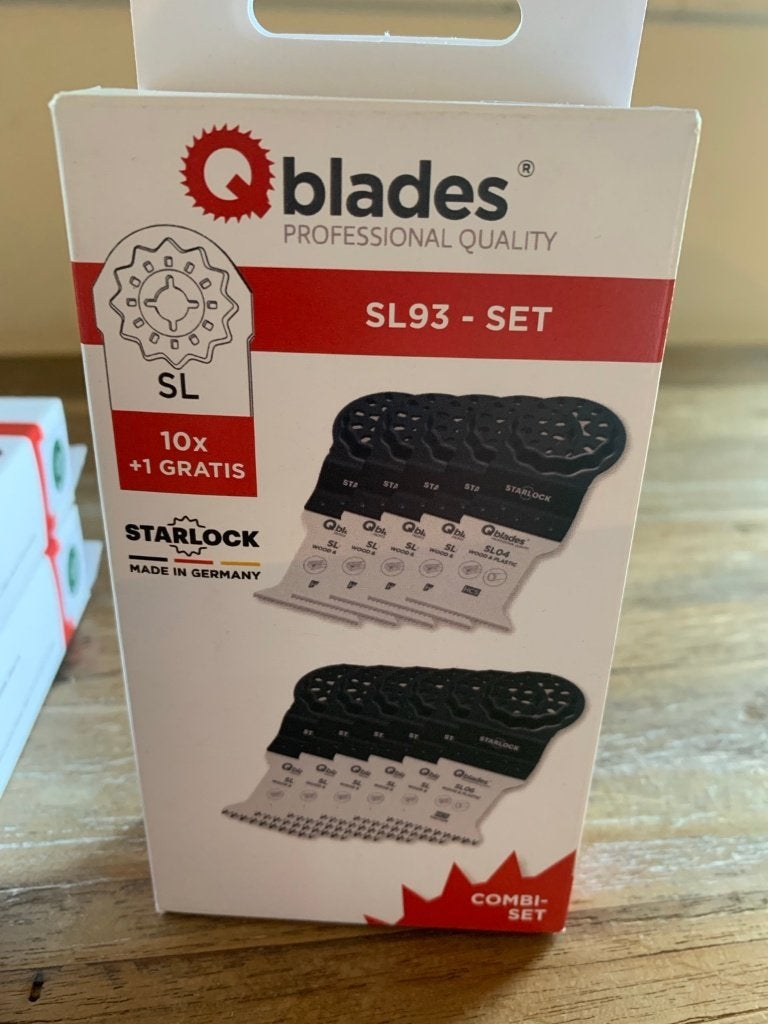 Qblades SL93 Starlock multitool 11 st voor Makita Bosch Fein, Info@qblades.nl, Nieuw, Ophalen of Verzenden, Qblades / DG Europe B.V.