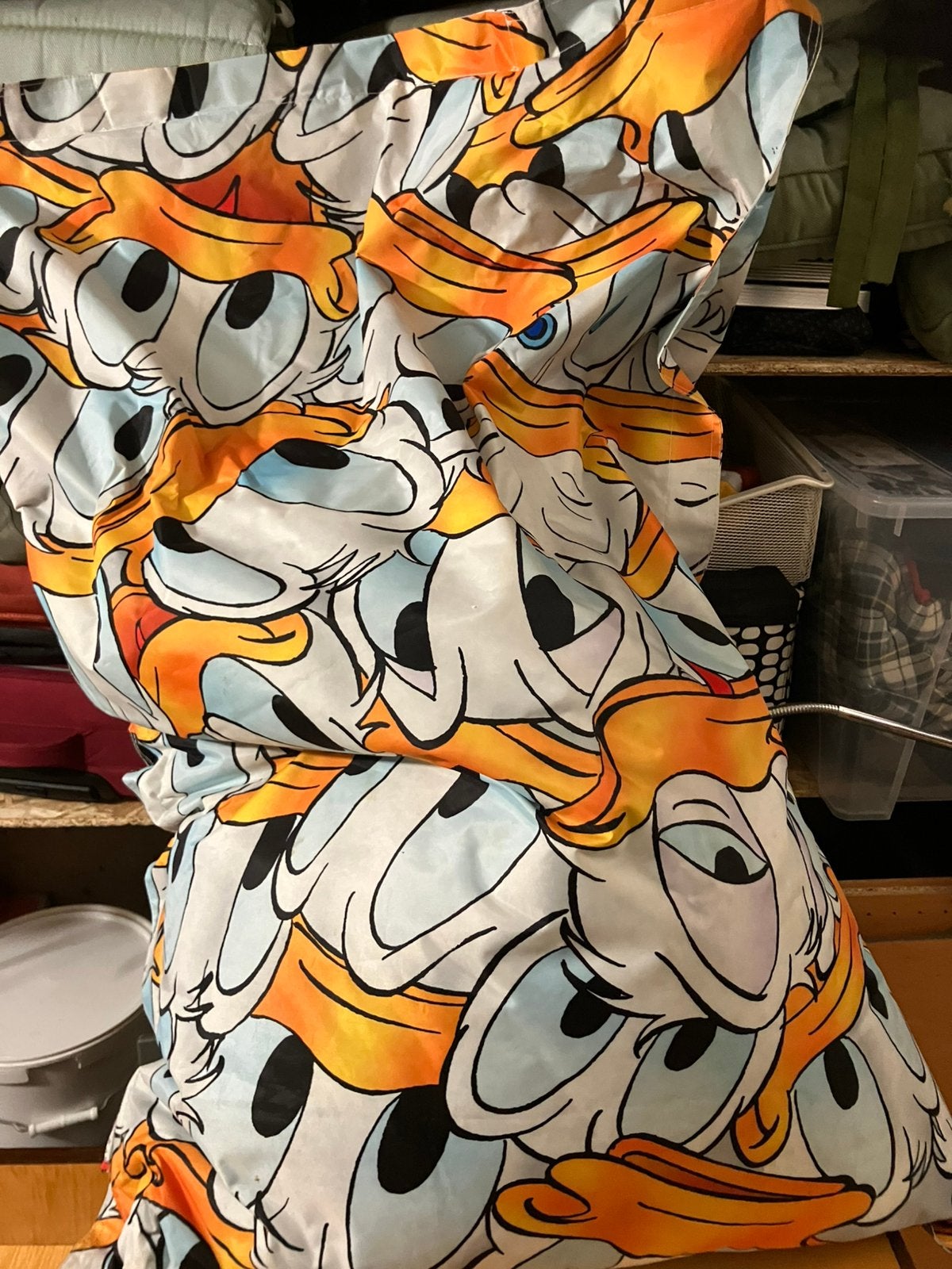 Donald duck zitzat 100x80, Ophalen, Zo goed als nieuw, Minder dan 50 cm