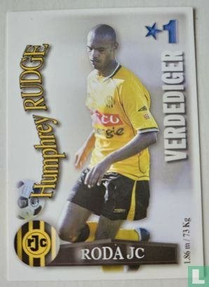 Spelerskaart Roda JC - Humphrey Rudge 2003, Verzamelen, Ophalen of Verzenden, Nieuw, Roda JC, Spelerskaart