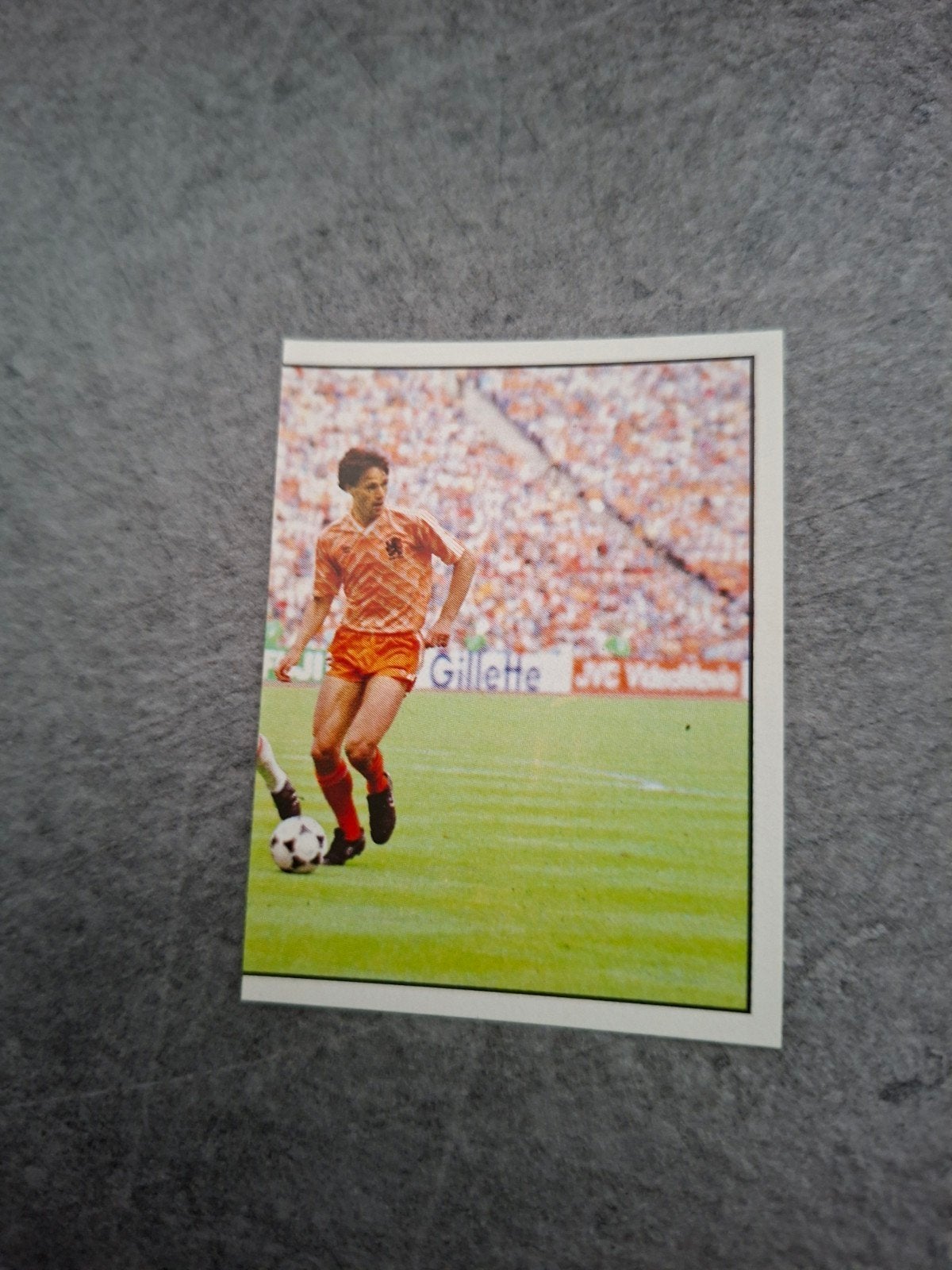 panini sticker Voetbal 89. Deel Actiefoto Nederland - SSSR., Ophalen of Verzenden, Zo goed als nieuw, Sticker