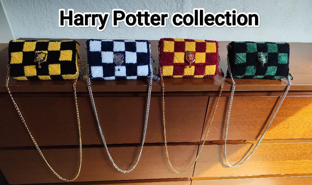 Handmade bags - Harry Potter themed, Ophalen of Verzenden, Nieuw, Zwart, Handtas