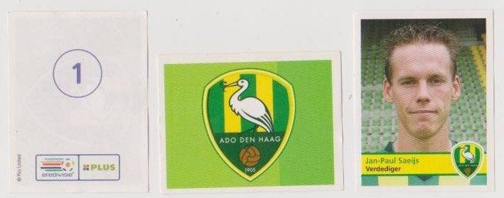 PLUS Eredivisie stickers 2005-2006 en 2006-2007, Verzenden, Zo goed als nieuw, Overige binnenlandse clubs, Poster, Plaatje of Sticker