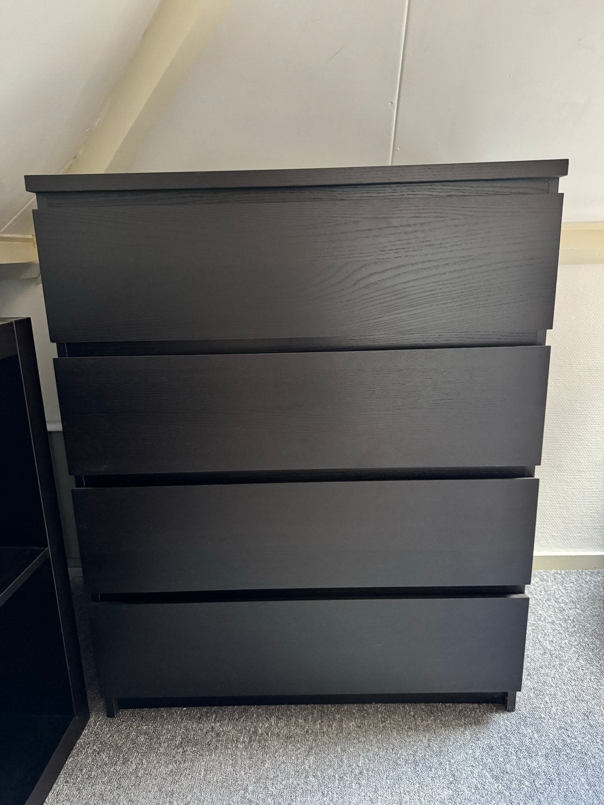Malm ladekast met 4 laden 100 x 80 x 48, Ophalen, 100 tot 150 cm, 50 tot 100 cm, Zo goed als nieuw