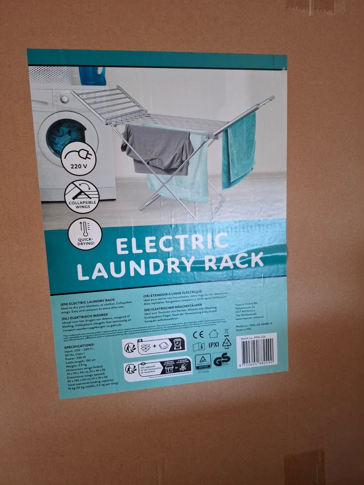 Wasrek Electric, Ophalen, Nieuw