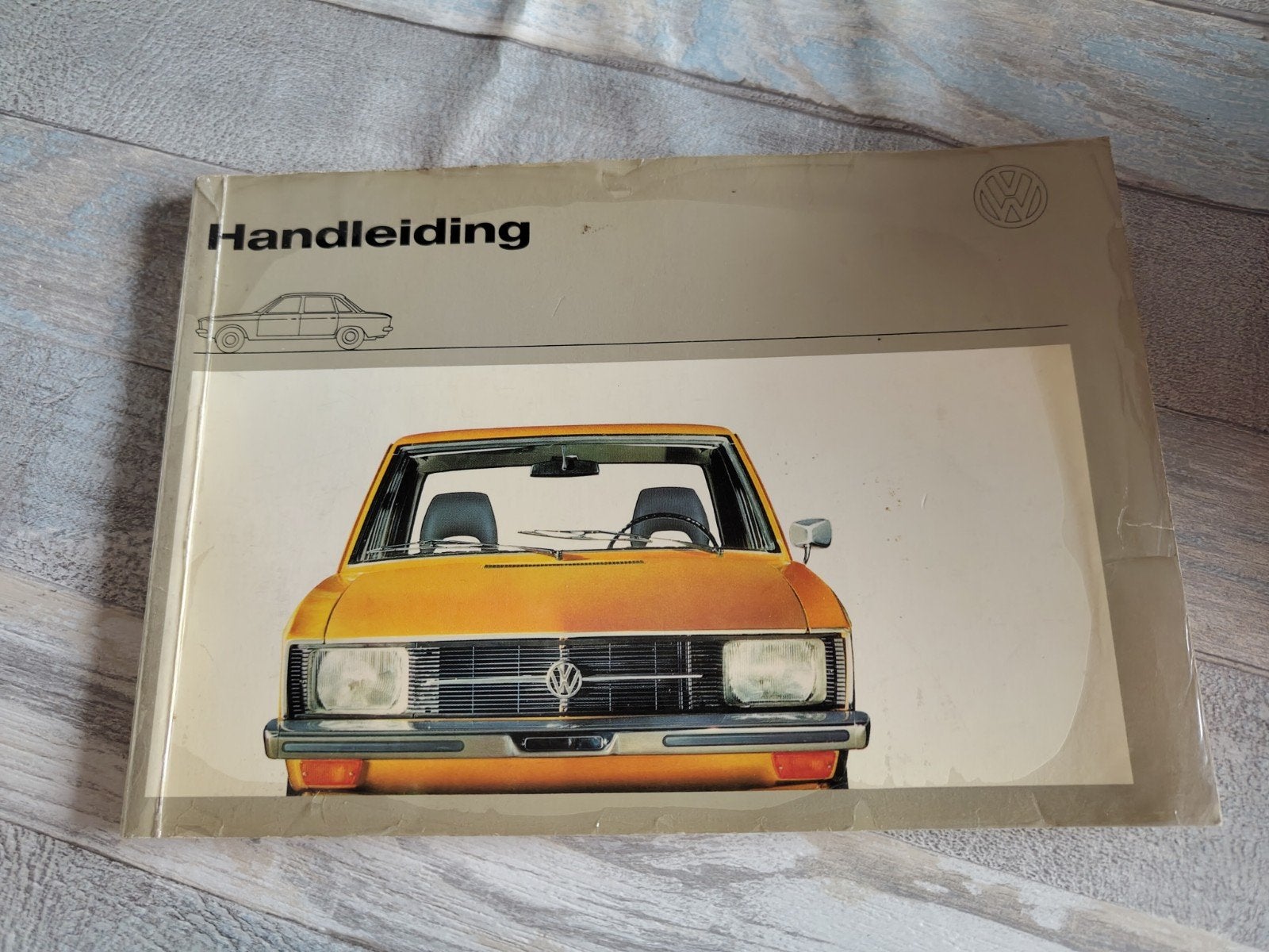 Originele handleiding / instructieboekje VW K70 1971, Ophalen of Verzenden