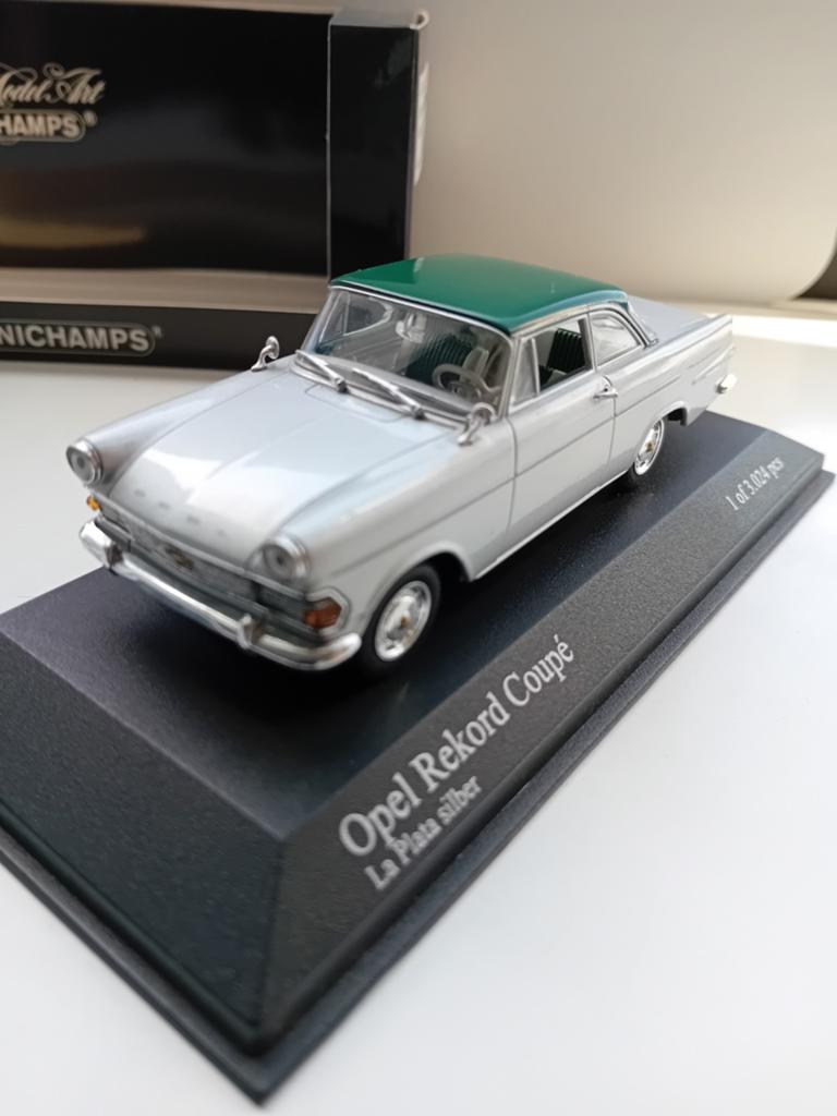 Minichamps Opel Rekord P2 Coupe., Ophalen of Verzenden, Zo goed als nieuw, Auto, MiniChamps