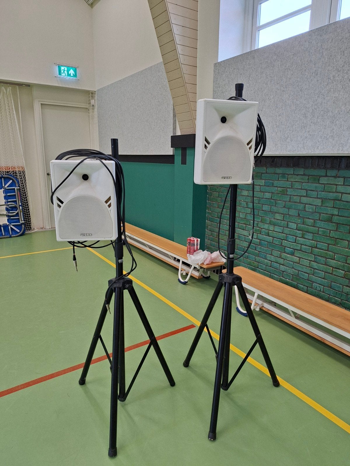 WORK STUDIO 50 Speakerset met DAP Audio standaarden, Gebruikt, Speakerset, Inclusief kabels, Minder dan 60 watt