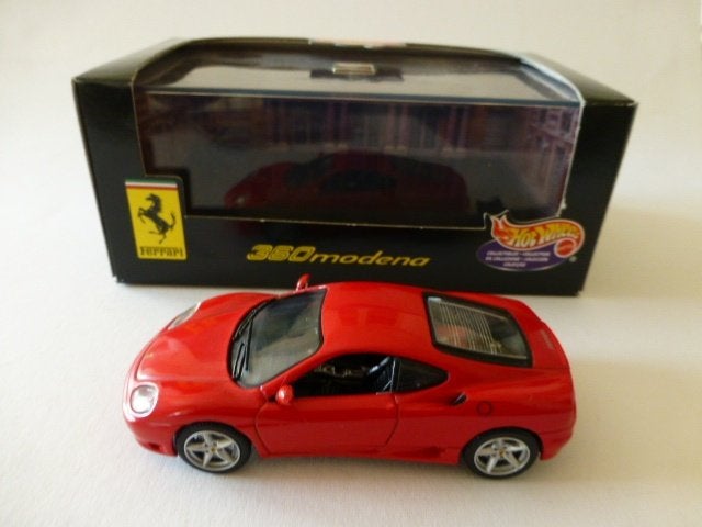 Hot Wheels Ferrari 360 Modena rood, Ophalen of Verzenden, Zo goed als nieuw, Auto, Overige merken