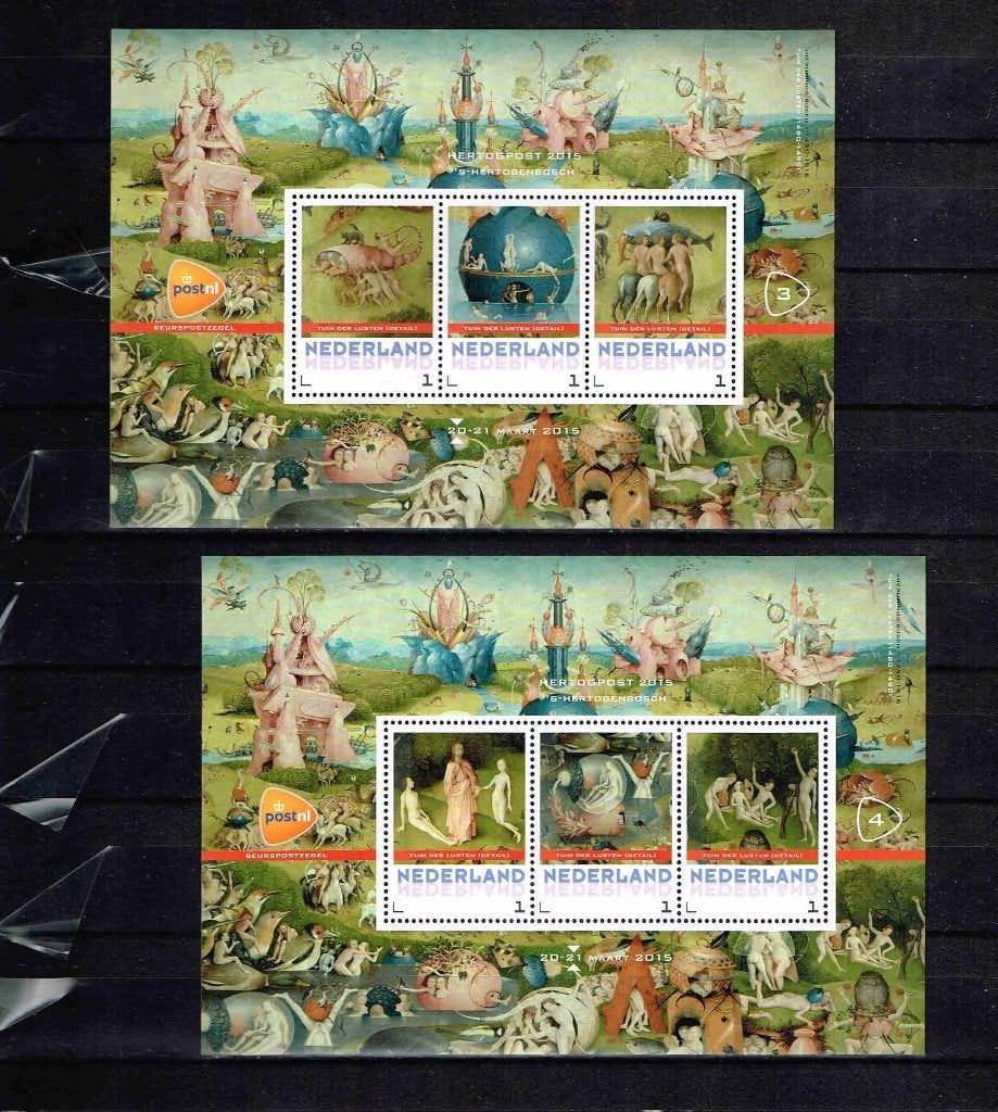 Hertogpost 2015 cpl 2 vel 3 persoonlijke zegels/2.11, Postzegels en Munten, Ophalen of Verzenden, Na 1940, Postfris