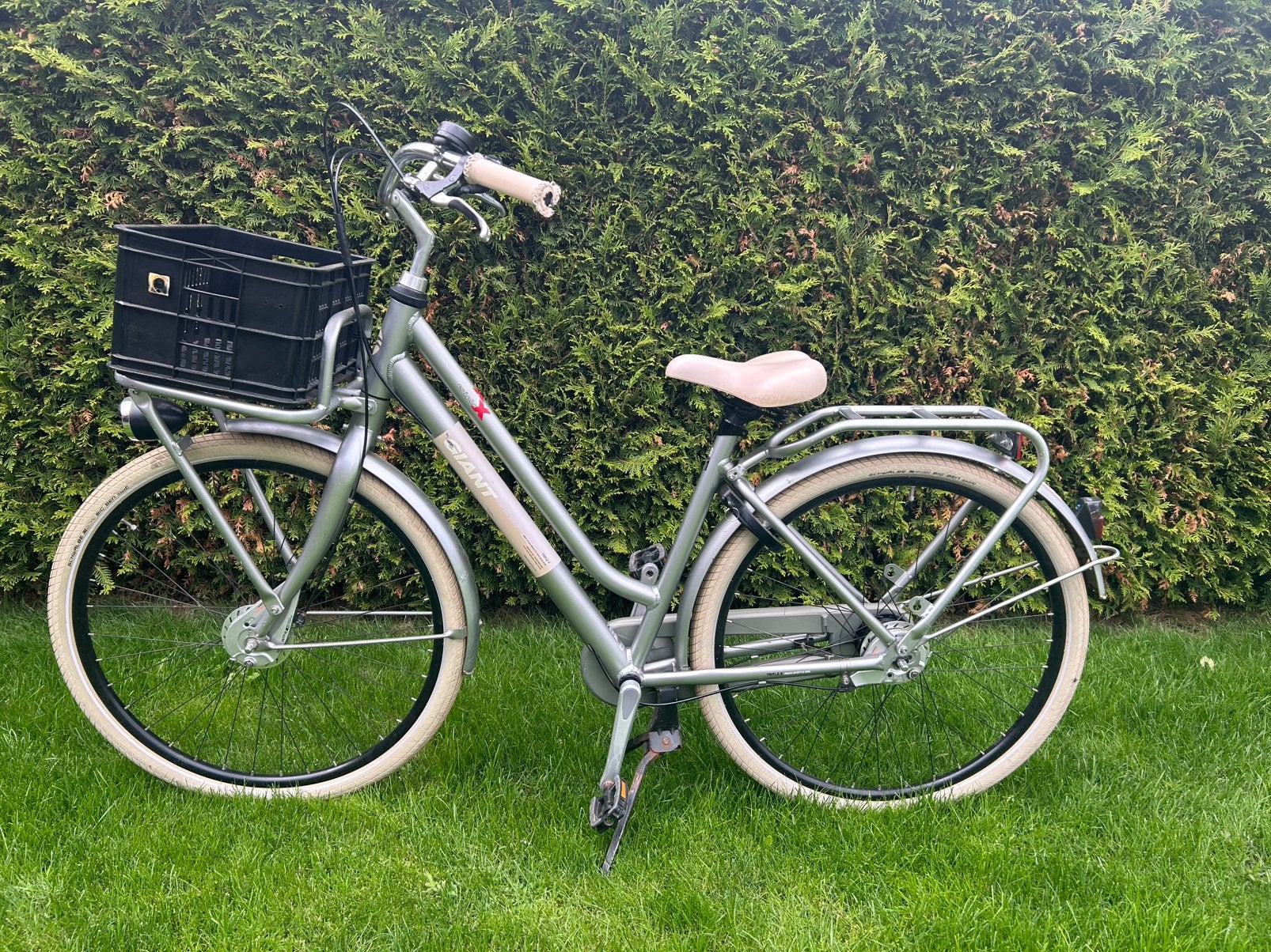 Dames Giant Transportfiets, Fietsen en Brommers, Fietsen | Dames | Damesfietsen, Minder dan 47 cm, Ophalen, Zo goed als nieuw